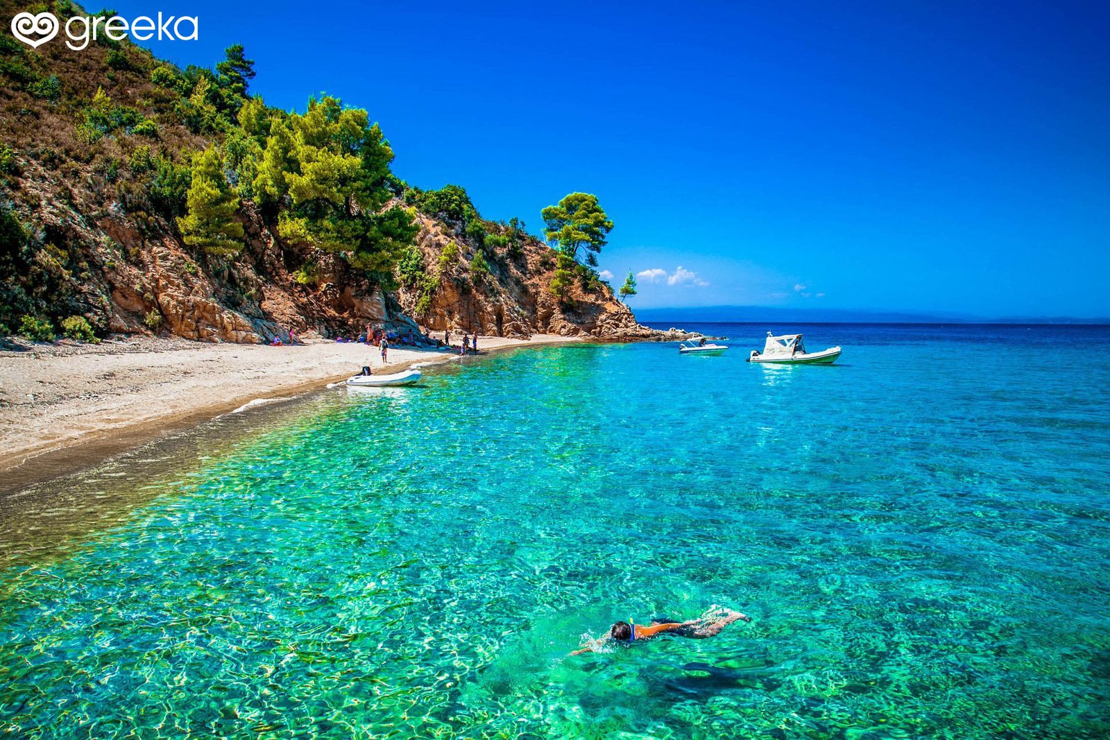 Playa en Calcídica